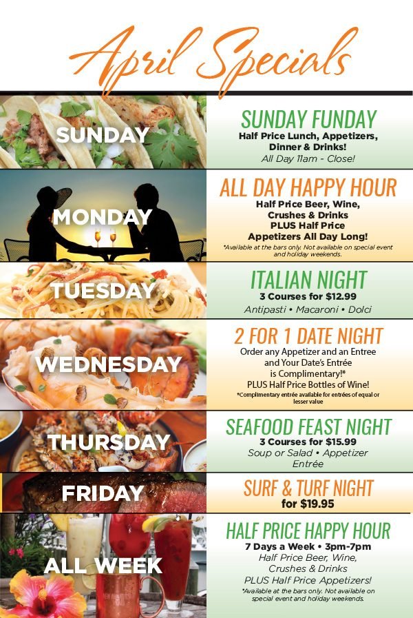 April Specials
